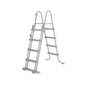 Schodíky do bazéna Bestway Flip & Lock výška 122 cm sivá

