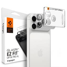 Tvrdené sklo Spigen tR EZ Fit Optik Pro XL, na Apple iPhone 18 Pro Max strieborné


