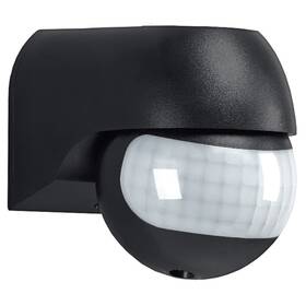 Detektor pohybu Solight vonkajšie, PIR, nástenný čierny

