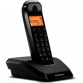 Domáci telefón Motorola S1201 čierna farba
