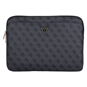 Puzdro na notebook Guess PU 4G Triangle Logo 14" čierne

