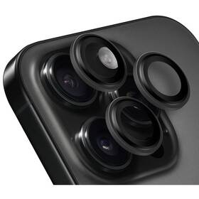 Ochranné sklo šošovky fotoaparátu Obal:Me Lens Protector na Apple iPhone 15 Pro/15 Pro Max čierne

