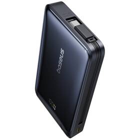 Powerbank Baseus Nomos Qi2 10000mAh 45W s káblom USB-C čierny

