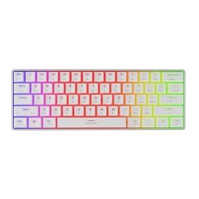 Klávesnica Genesis THOR 660 G2, RGB, Bluetooth, Gateron Red, US layout biela

