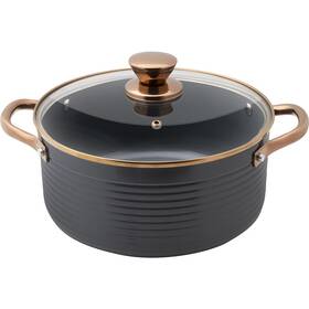 Kastról s pokrievkou Lamart LT1241 Orro, 24 cm čierny

