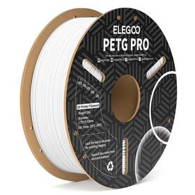 Tlačová struna (filament) Elegoo PETG P 1,75mm biely

