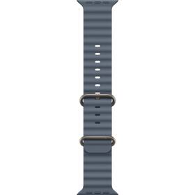 Remienok Apple 49mm oceľovo modrý oceánsky – prírodný titán 

