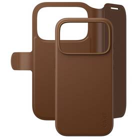 Puzdro na mobil flipové PanzerGlass CARE na Apple iPhone 18 Pro / 17 Pro Tango 2v1 Wallet MagSafe hnedé

