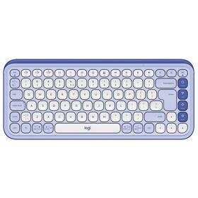 Klávesnica Logitech POP ICON, US layout fialová

