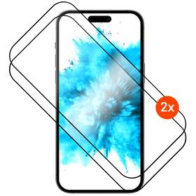 Tvrdené sklo FIXED Full-Cover s aplikátorom na Apple iPhone 17 (2 ks) čierne

