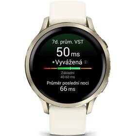Inteligentné hodinky Garmin Venu 4 - 41 mm zlaté/béžové

