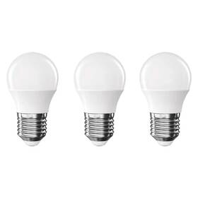 LED žiarovka EMOS Classic mini globe, E27, 4,2 W, teplá biela (3 ks) 
