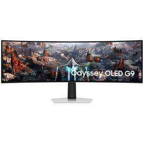 Herný monitor Samsung Odyssey OLED G9 strieborný

