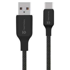 Kábel Tactical Stitch Thread USB-A/USB-C 0,3m čierny

