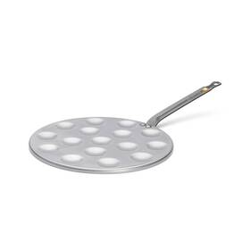 Panvica palacinková de Buyer 5612.16, 27 cm, 16 Poffertjes ocel

