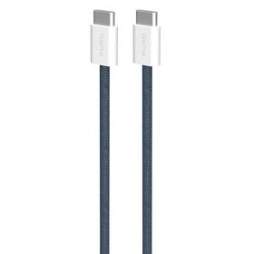 Kábel Puro Fabrik FABK4 USB-C/USB-C, 60 W, 1,5 m modrý

