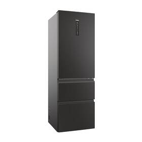 Chladnička s mrazničkou Haier HTW5618DNPT čierna farba
