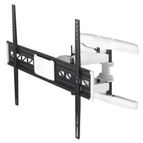 Držiak na TV Hama XL, pohyblivý, pre uhlopriečky 46"-90", nosnosť 75 kg čierny/biely

