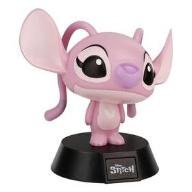 Dekoratívne LED Paladone Icon Light, Stitch  Angel čierne/ružové

