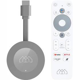 Multimediálne centrum HOMATICS DONGLE G 4K Google TV sivé

