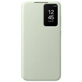 Puzdro na mobil flipové Samsung Smart View na Galaxy S24+ zelené

