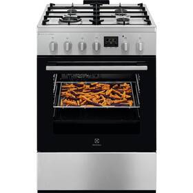 Kombinovaný sporák Electrolux LKK664220X nerez

