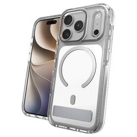 Kryt na mobil ZAGG Santa Cruz Snap Kickstand Metallic, Camera Button na Apple iPhone 18 Pro / 17 Pro strieborný

