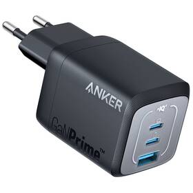 Nabíjačka do siete Anker 2x USB-C, 1x USB-A, 67 W, GaN čierna

