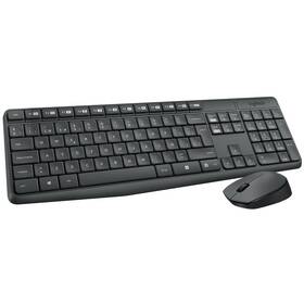 Klávesnica s myšou Logitech MK235, CZ sivá

