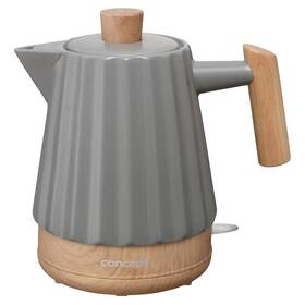 Rýchlovarná kanvica Concept RK0092 Birdy, 1,5 l sivá

