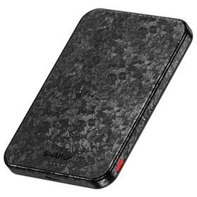 Powerbank Sharge CarbonMag 5000 mAh čierny/sivý

