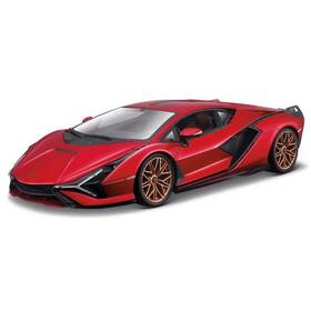 RC auto Bburago BB11046R 1:18 červená farba
