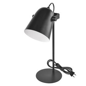 Stolná lampa EMOS Nina, max. 25 W, žiarovka E27, IP20 čierna

