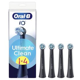 Náhradné hlavice Oral-B iO Ultimate Clean Black (4 ks) čierna farba
