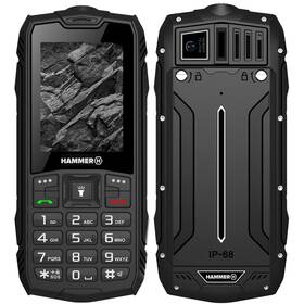 Mobilný telefón myPhone Hammer Rock čierny

