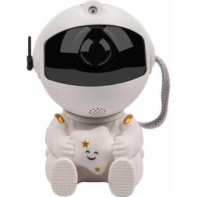 Dekoratívne LED RETLUX malý projektor Astronaut biele

