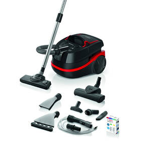 Viacúčelový vysávač Bosch BWD421POW červený

