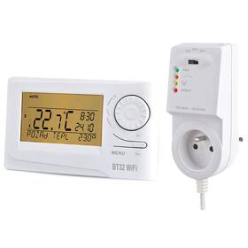 Termostat Elektrobock bezdrôtový s Wi-Fi modulom biele

