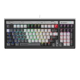 Klávesnica A4Tech B950 RGB, Brown Switch, CZ sivá

