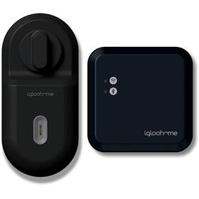 Zámok Igloohome Retrofit Lock + Wi-Fi Bridge čierna farba
