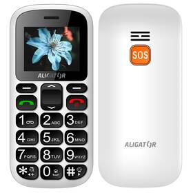 Mobilný telefón Aligator A321 Senior Dual SIM biely

