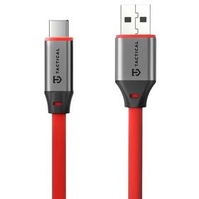 Kábel Tactical Fat Man 2.0 USB-A/USB-C 1m červený

