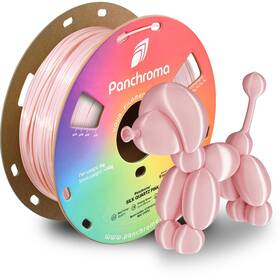 Tlačová struna (filament) Polymaker Panchroma PLA Silk ružový

