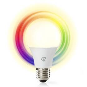 Inteligentná žiarovka Nedis SmartLife klisik, Wi-Fi, E27, 806 lm, 9 W, RGB / Teplá - studená biela 

