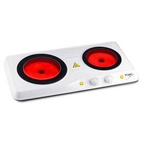 Varič sklokeramický Vigan SKV2B biely

