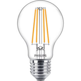  LED žiarovka Philips klasik, 8,5W, E27, teplá biela