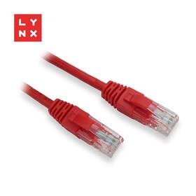 Kábel Lynx UTP patch Cat5e, PVC, CCA, 20m červený

