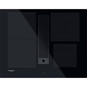 Indukčné varné dosky s odsávaním Whirlpool WVH 1065B čierna farba
