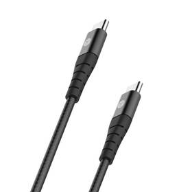 Kábel Sturdo USB-C/USB-C, 100W, 1,5m čierny

