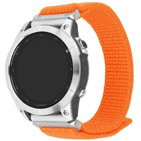 Remienok FIXED Nylon Sporty Strap na Garmin QuickFit 26mm oranžový

